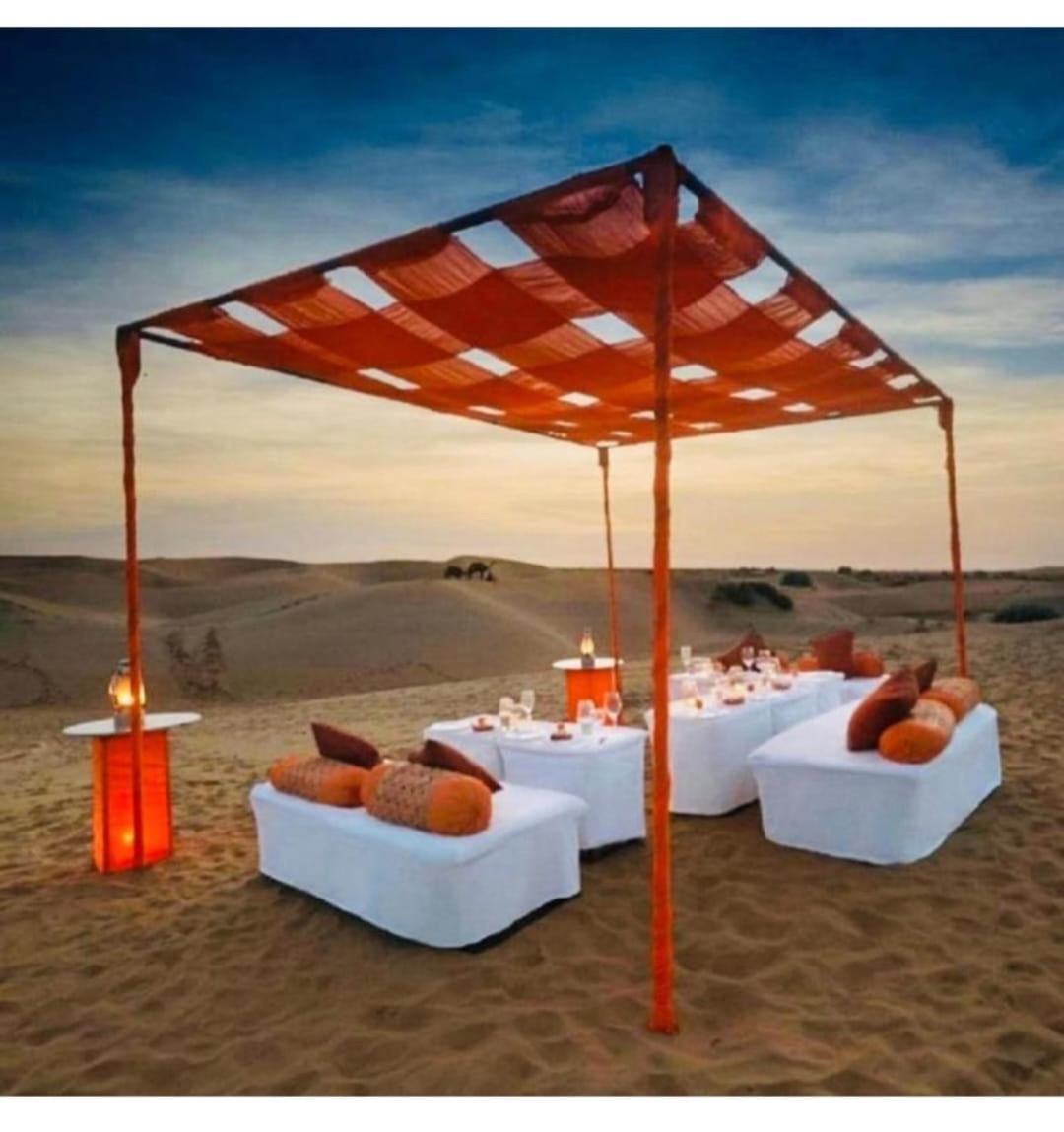 فندق Golden Rose Heritage Desert Safari Camp جيلسامر المظهر الخارجي الصورة