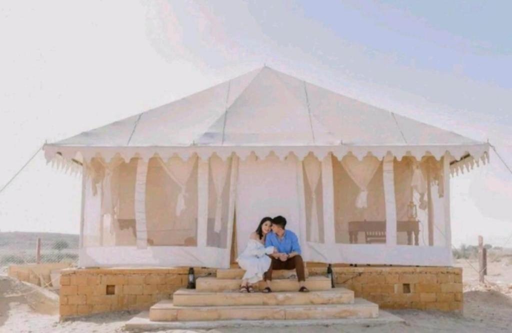 فندق Golden Rose Heritage Desert Safari Camp جيلسامر المظهر الخارجي الصورة